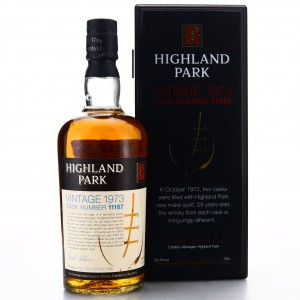 Highland Park 1973 Single Sherry Cask 28 11167