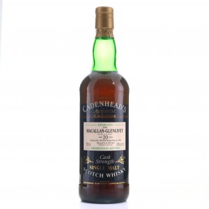Macallan 1974 Cadenhead's 20 Year Old Sherry Wood 75cl / US Import