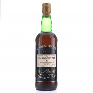 Macallan 1974 Cadenhead&#039;s 20 Year Old Sherry Wood 75cl / US Import