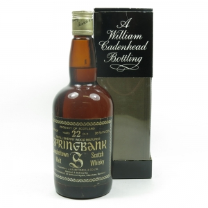 Springbank 22 Year Old Cadenhead 1970s Front