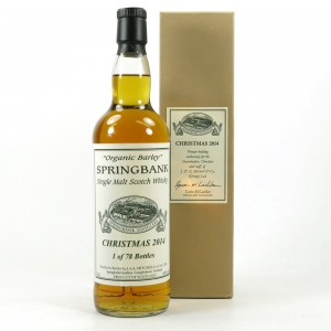 Springbank Organic Barley Christmas 2014