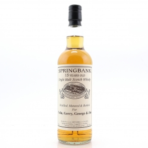 Springbank 1993 Private Cask 15 537 2nd Bottling