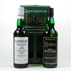 Quintessential Islay / Laphroaig 10 Year Old 50cl & Ardbeg 15 Year Old 50cl