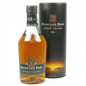 Highland Park 12 Red H Over Black 1990s