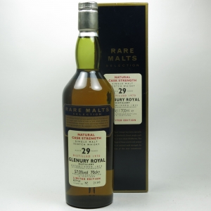 Glenury 1970 Rare Malt 29 Year Old Front