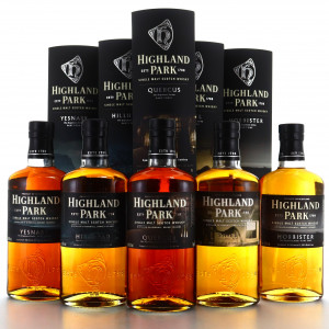 Highland Park Keystones Series 5 X 70cl Hobbister Shiel Quercus Yesnaby Hillhead