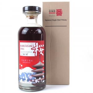 Karuizawa 1981 Single Cask #158 / Sakura Cask - Only 45 Bottles