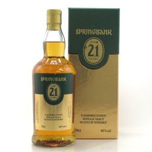 Springbank 21 Year Old 1st Cask Rum Matured   Signed by Gavin McLachlan