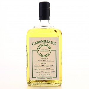Highland Park 1992 Cadenhead S 25 Warehouse Tasting