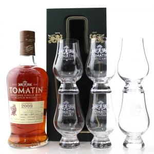 Tomatin 2009 Oloroso Single Cask  3554   BI Wines   Spirits with Glasses x 6