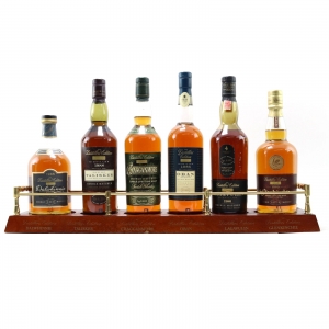 Classic Malt Distillers Editions 6 x 70cl and Plinth   including Lagavulin 1986