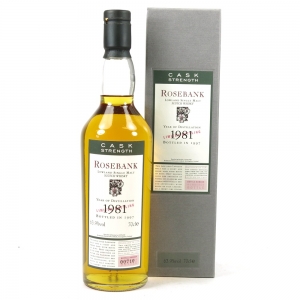 Rosebank 1981 Flora and Fauna Cask Strength