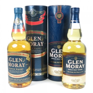 Glen Moray and Glen Moray Chardonnay 2 x 70cl