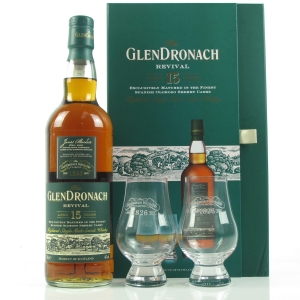 Glendronach 15 Revival Gift Pack Inlcuding 2 Glasses