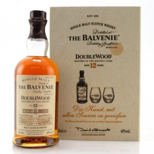 Balvenie 12 Year Old Double Wood Gift Pack   including 2 x Glasses