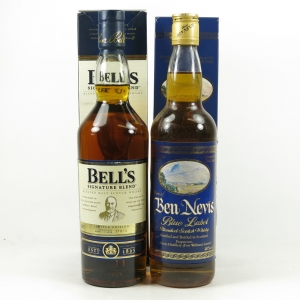 Bell's Signature Blend & Dew Of Ben Nevis Blue Label 2 x 70cl