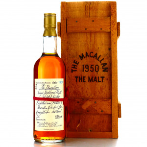 Macallan 1950 Handwritten Label