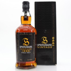 Springbank 1996 Vintage Single Cask  263   Hanseatische Weinhandelsgsellschaft