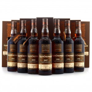 Glendronach Single Cask Batch  17 UK Releases 7 x 70cl