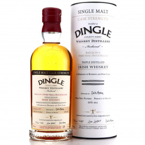 Dingle Cask Strength Single Malt No 3   Bourbon   Port Casks