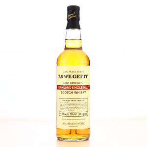 As We Get It Cask Strength Highland Single Malt   64 6 