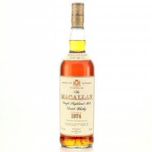 Macallan 1974 18 Year Old   German Import