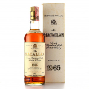 Macallan 1965 Special Selection 17 Year Old / Rinaldi Import