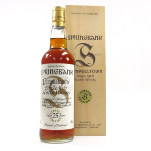 Springbank 25 Year Old Millennium Limited Edition