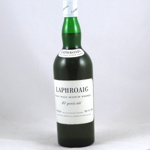 Laphroaig 10 Year Old 1970s (26 2/3rd fl.oz 70 proof) Front