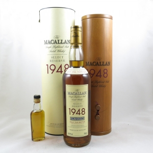 Macallan 1948 Select Reserve 51 Year Old (Including Miniature) front