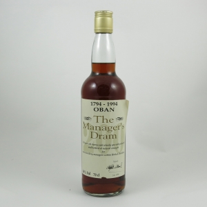 Oban 16 Year Old Manager's Dram Bi-Centenary 1994 front