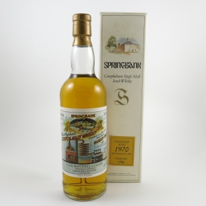 Springbank 1970 Local Barley Cask #1766 front