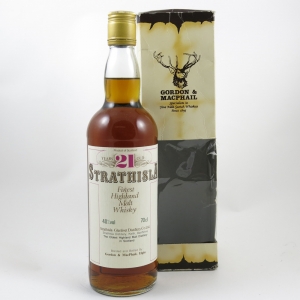 Strathisla 21 Year Old Gordon and Macphail front