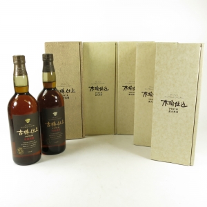 Hakushu 1981 and 1991 Kioke Shiome 7 x 75cl