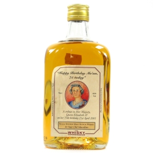 Macallan 10 Year Old The Whisky Connoisseur   Queen Elizabeth II 75th Birthday