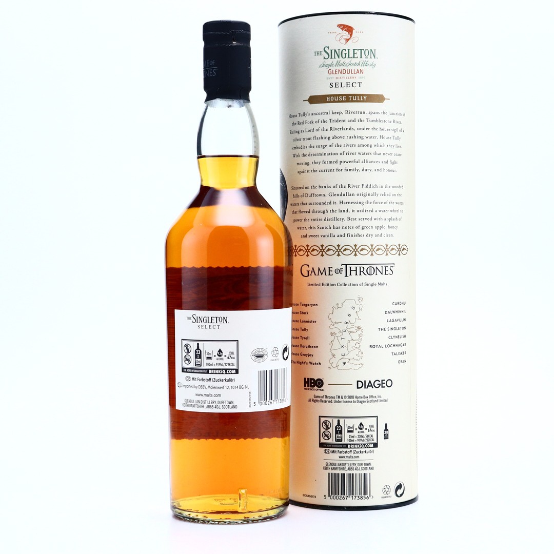 Singleton of Glendullan Select Game of Thrones / House Tully Whisky