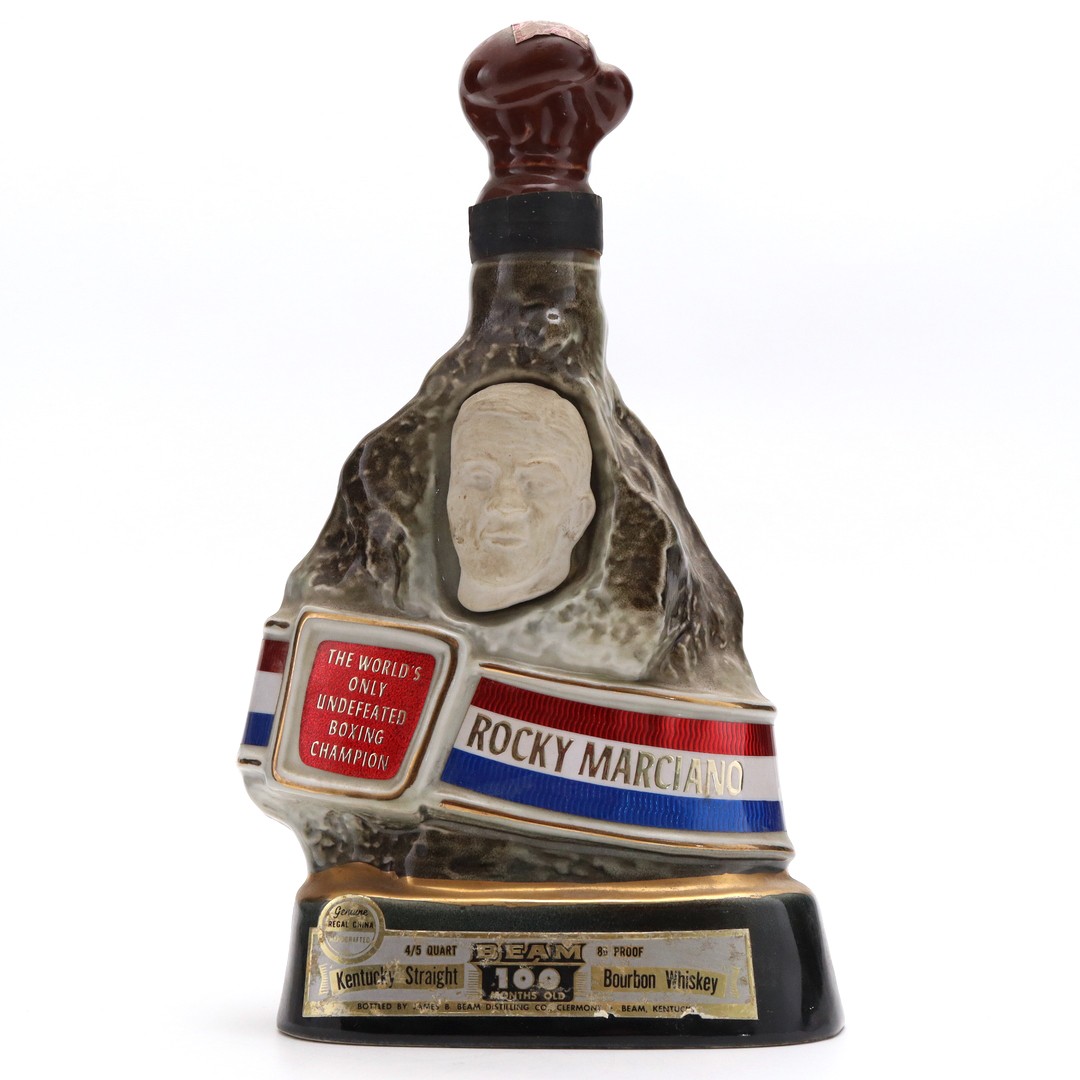 Jim Beam 100 Months Old Rocky Marciano Decanter 1973 Whisky Auctioneer