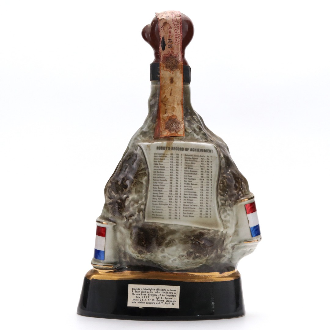 Jim Beam 100 Months Old Rocky Marciano Decanter 1973 Whisky Auctioneer