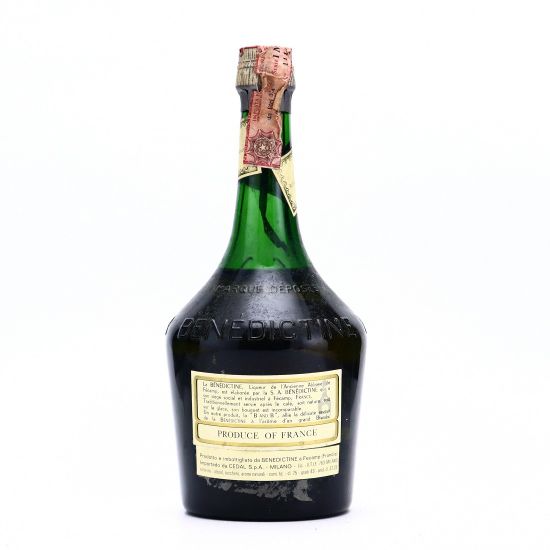 Benedictine D.O.M Liqueur circa 1960s Whisky Auctioneer