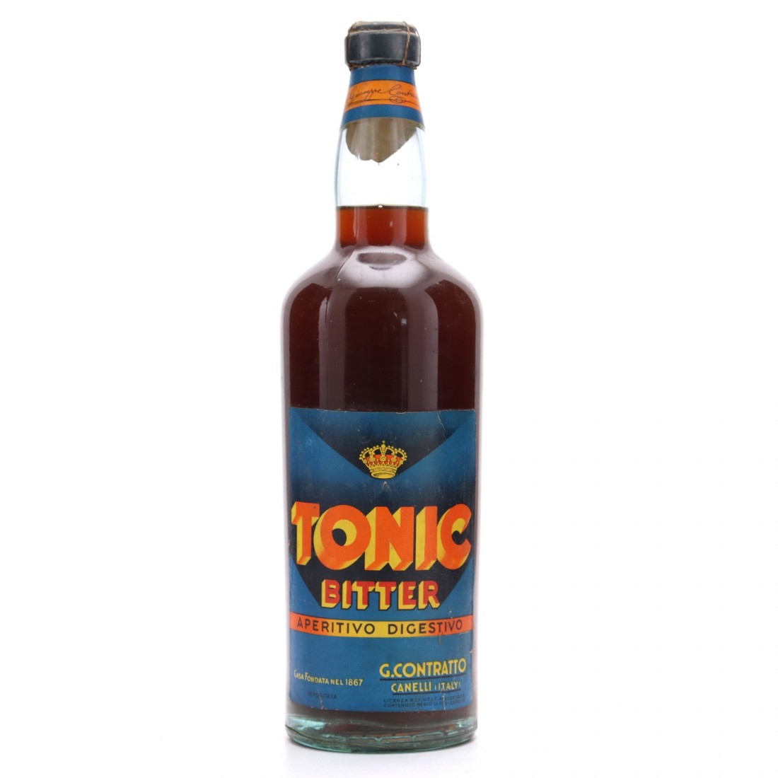 Contratto Tonic Bitter 1 Litre 1950s Whisky Auctioneer
