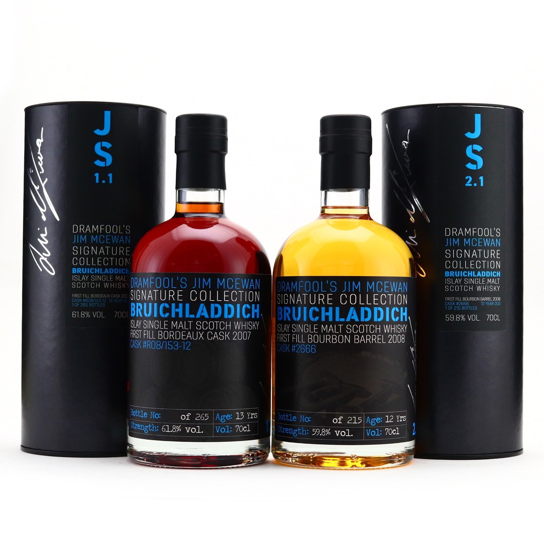 Bruichladdich Dramfool Jim McEwan Signature Collection 1.1 & 2.1