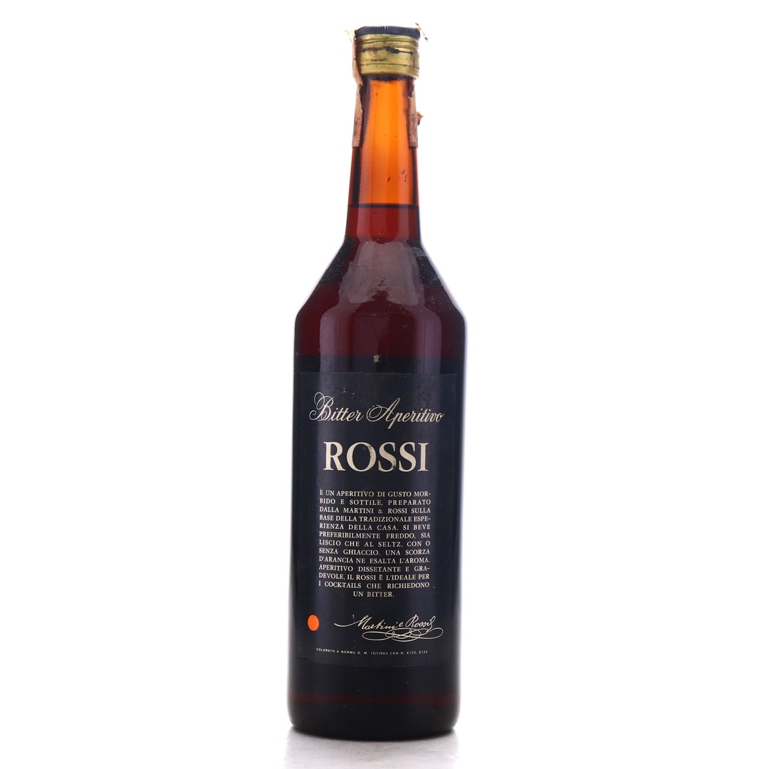 Martini and Rossi Bitter Aperitivo 1 Litre 1960s Whisky Auctioneer