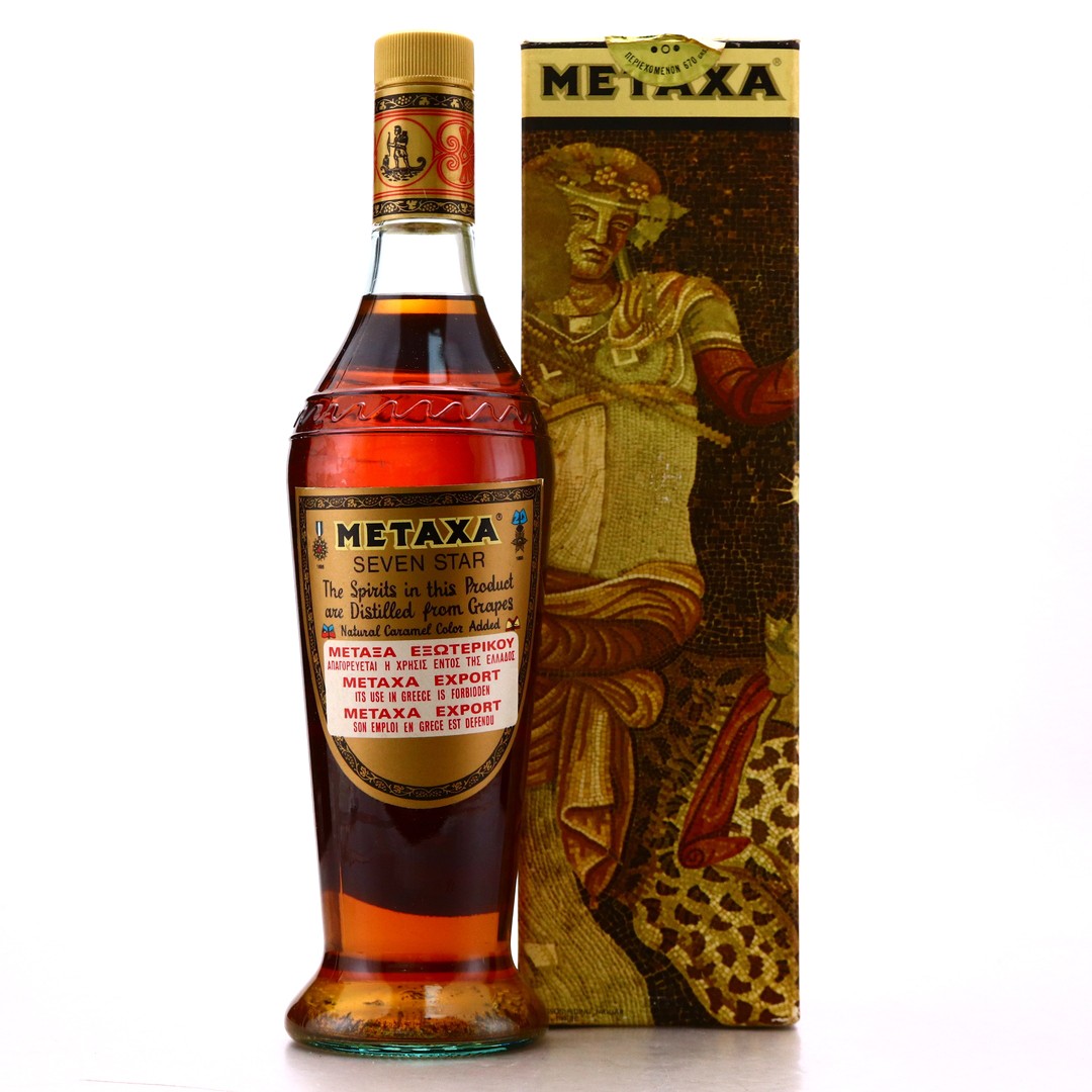 Metaxa 7Star Gold Label Greek Brandy 1980s Whisky Auctioneer