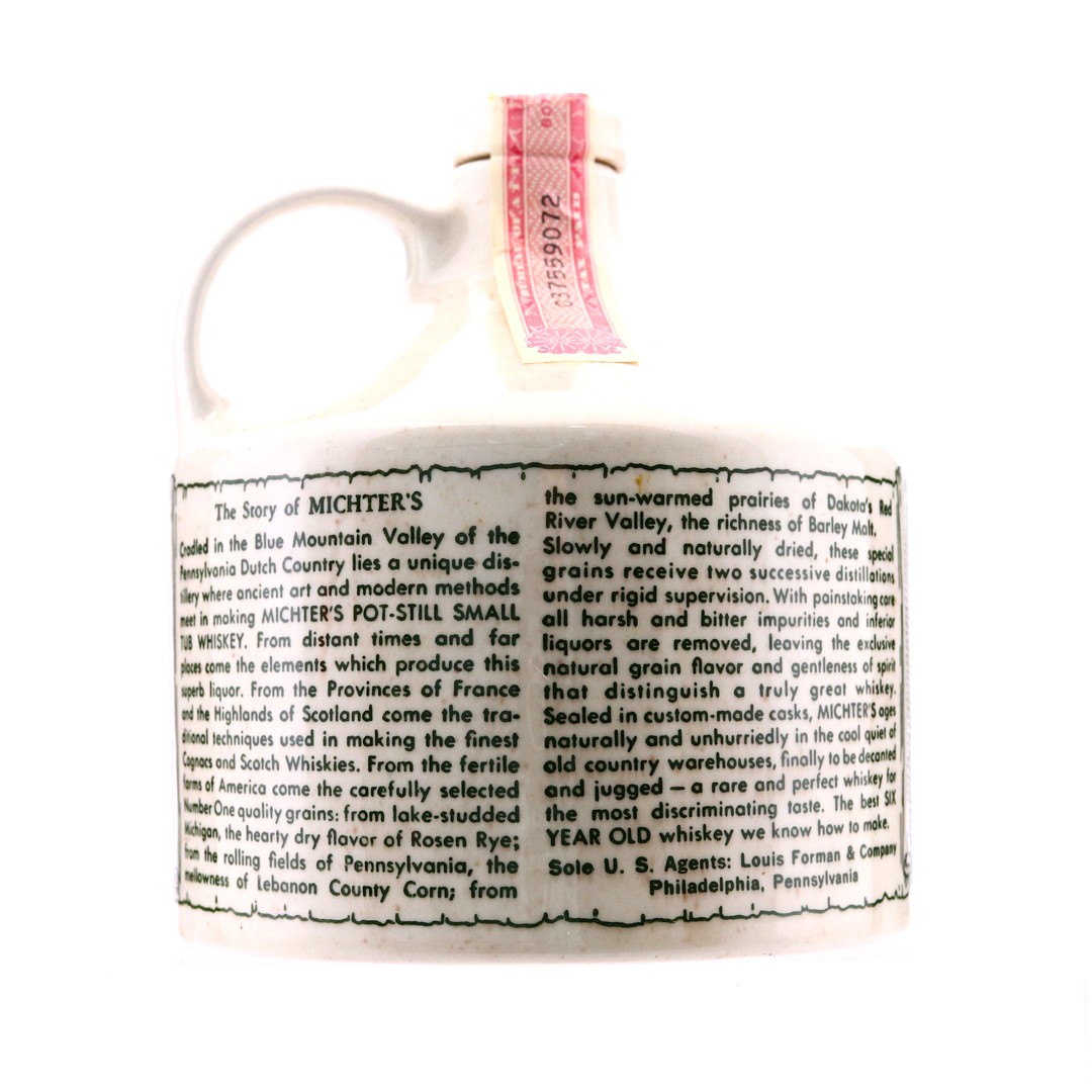 Michter's Pot Still Sour Mash Decanter 1970s Whisky Auctioneer