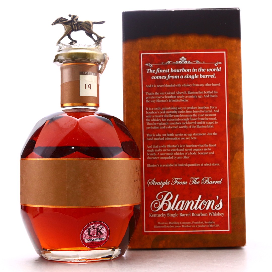 Blanton's Straight from the Barrel dumped 2020 Whisky Auctioneer