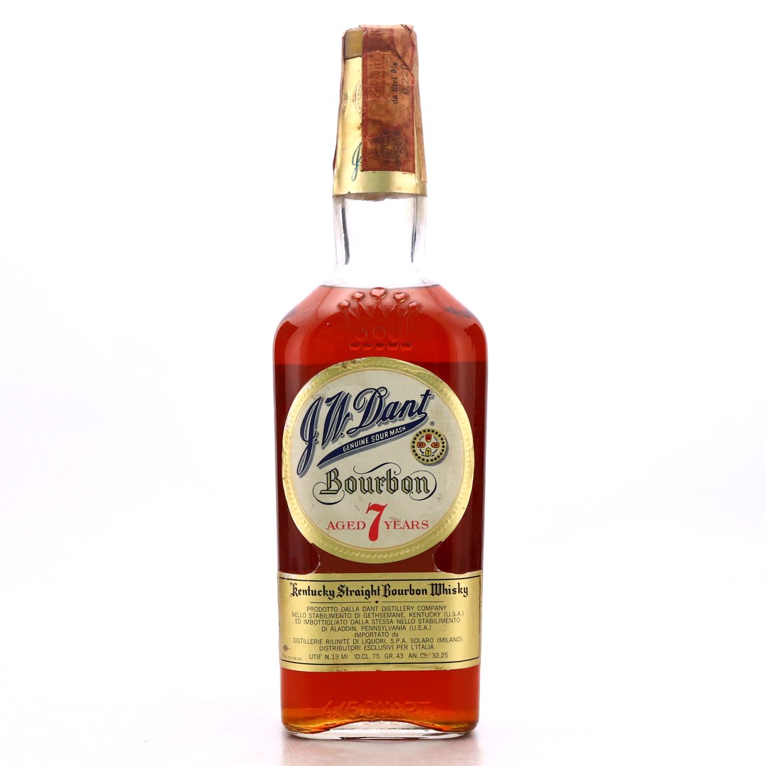 J.W. Dant 7 Year Old Kentucky Straight Bourbon 1966 Whisky Auctioneer