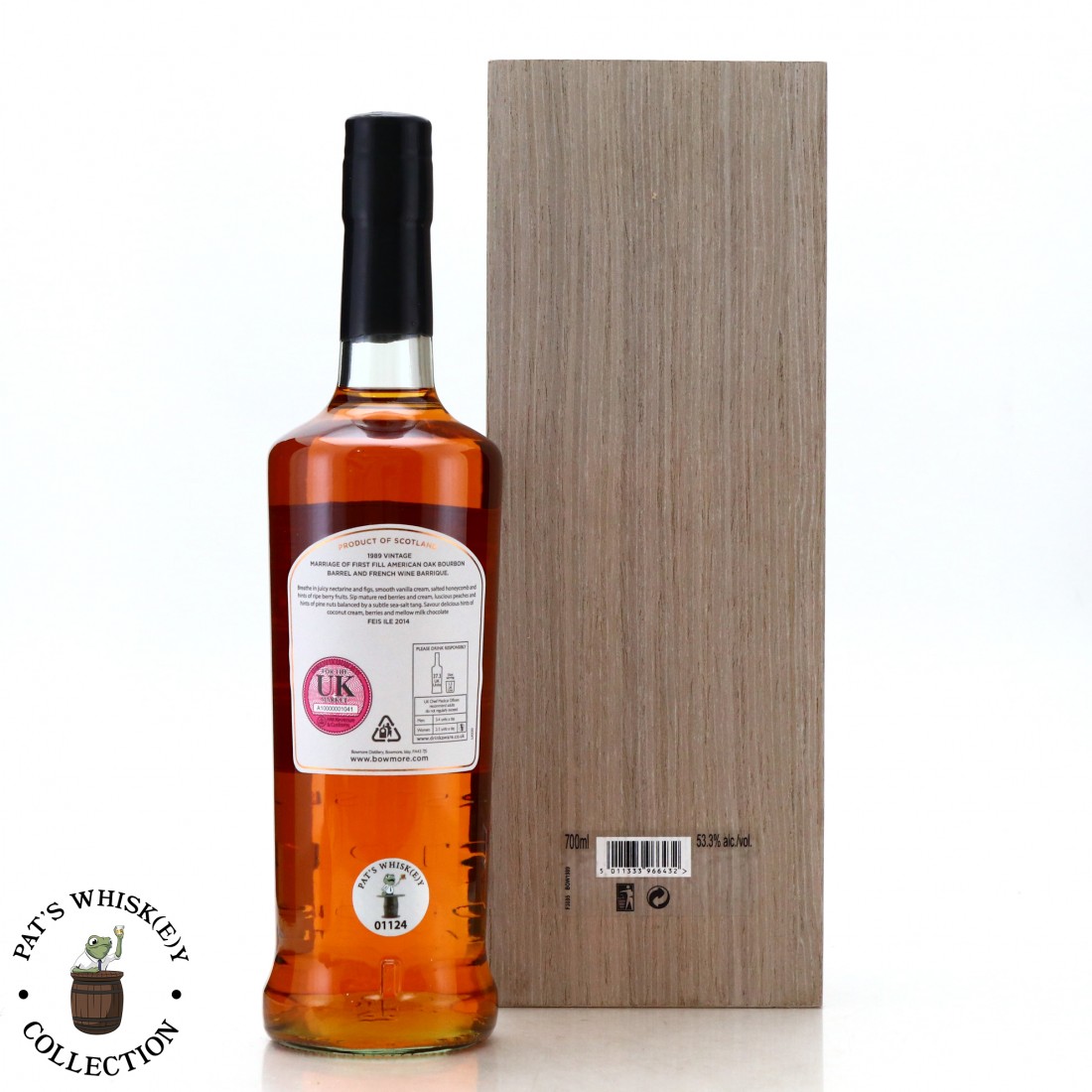 Bowmore 1989 VINTAGE FEIS ILE 2014 空箱・空瓶 Bowmore 1989 VINTAGE FEIS ILE 2014 空箱・空瓶