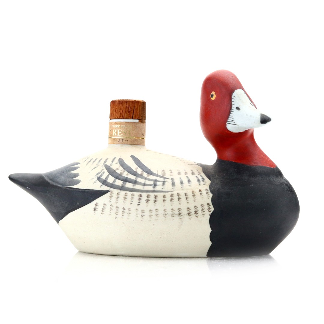 Suntory Crest Redhead Duck Decanter Whisky Auctioneer