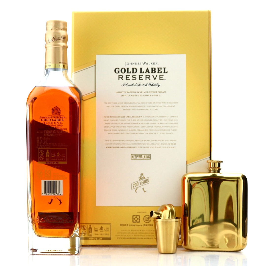 Johnnie Walker Gold Label Reserve Limited Edition Gift Pack 75cl / 200th Anniversary Whisky