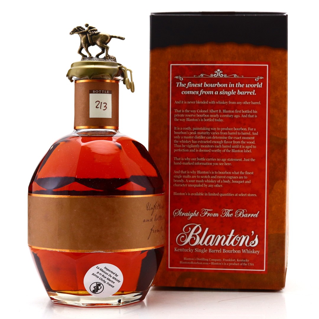 Blanton's Straight from the Barrel dumped 2020 Whisky Auctioneer